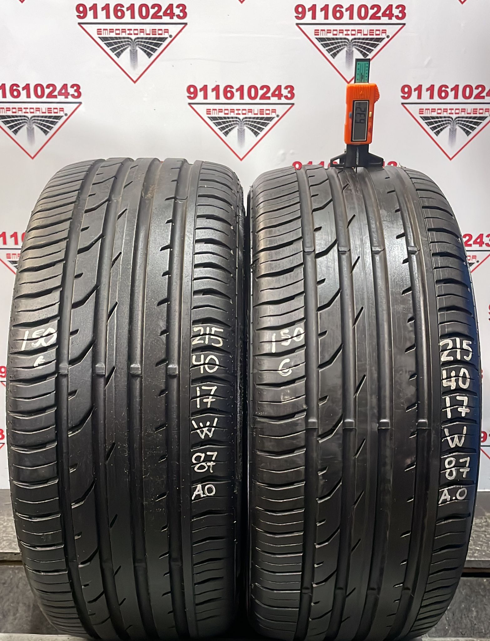 CONTINENTAL CONTIPREMIUMCONTACT 2 USADO  215/40 R17 87 W